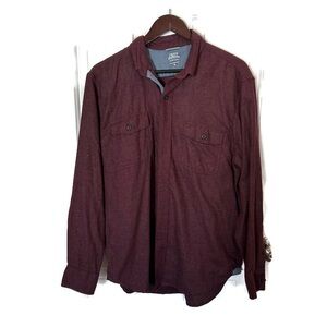 IZOD Saltwater Maroon Shirt